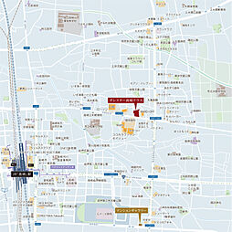 ポレスター高崎テラス 現地案内図