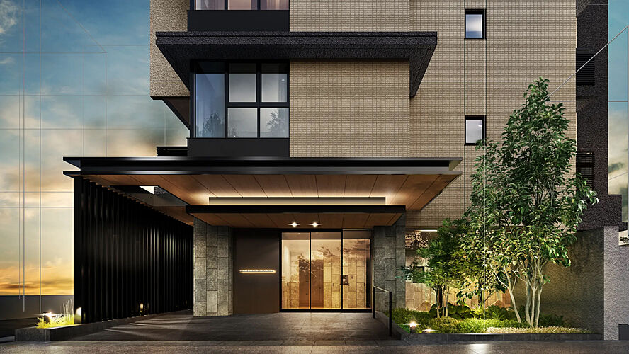 ソルティア池田さくら通り エントランス完成予想図