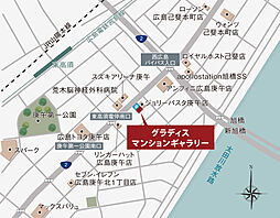 グラディス本川離宮 モデルルーム案内図