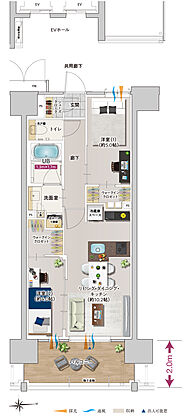 ソルティア本厚木ステーションフロント 間取り D