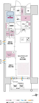 ソルティア上町台高津公園 間取り A