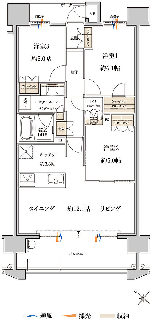 MJR白木原 間取り B