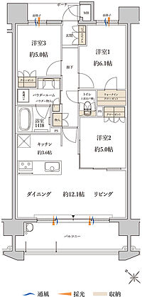 MJR白木原 間取り B