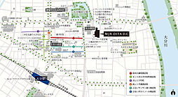 MJR大分D.C 現地案内図