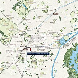 （仮称）ORION　FRONT　PROJECT 現地案内図