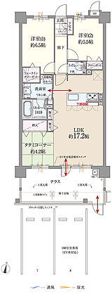 ファーネスト博多南駅グレイス 間取り H1【MENU2】