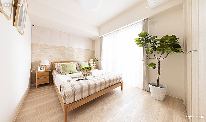 クリーンリバーフィネス学園前ミッドステージ ベッドルーム（Aタイプ3LDK）