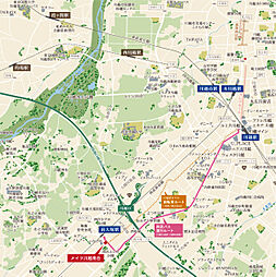 メイツ川越南台 現地案内図