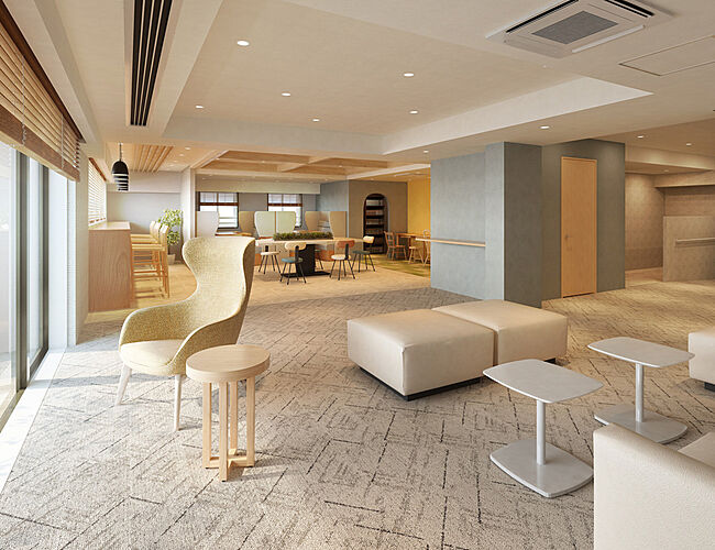 メイツ府中中河原 コワーク＆スタディベース完成予想CG