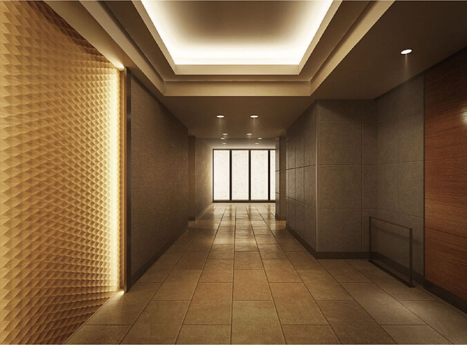 メイツ本厚木 エントランスホール完成予想CG