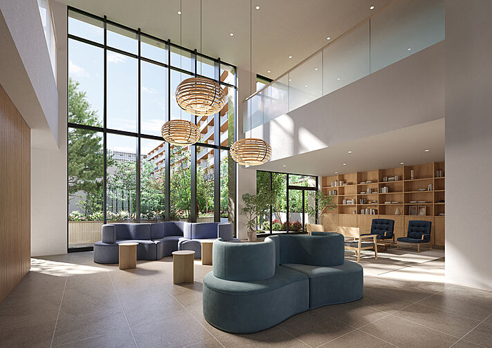 クロスアリーナ玉川上水 「GREEN TOKYO PROJECT」 共用部