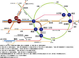 プレシス朝霞台ソルティエ アクセス図