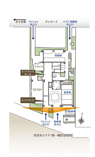 プレシス小岩ヴェルデ 共用部