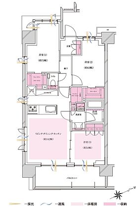 プレシス立川パークフロント 間取り 【第2期2次】A