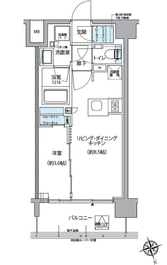 プレシスヴィアラ清瀬 間取り 【先着順】C