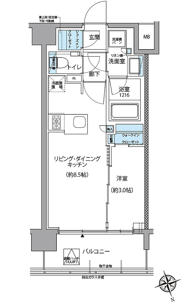 プレシスヴィアラ清瀬 間取り 【先着順】D