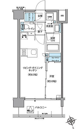 プレシスヴィアラ清瀬 間取り 【先着順】D