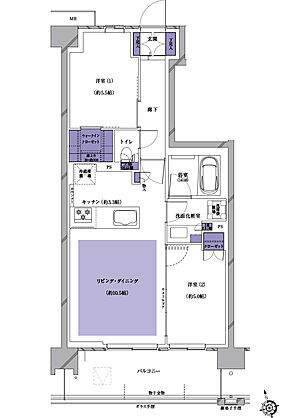 プレシス南流山パークフロント 間取り 【先着順】C