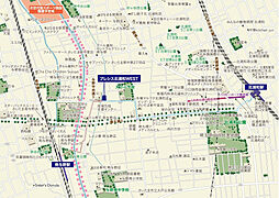 プレシス北浦和WEST 現地案内図