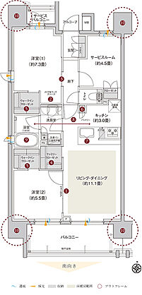 ランカ川越通町 間取り A