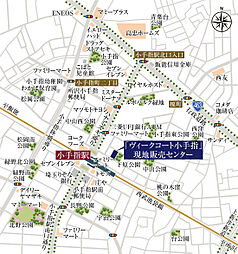 ヴィークコート小手指 モデルルーム案内図