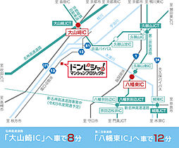 （仮称）ドンピシャ！マンションプロジェクト アクセス図
