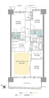 ジオ板橋浮間舟渡 間取り 【先着順】B10