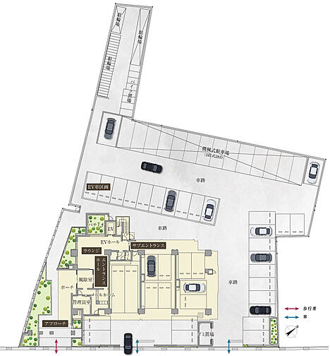 オーヴィジョン山口中央 共用部