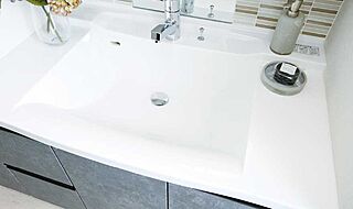 オーヴィジョン下松ザ・レジデンス ボウル一体型人造大理石カウンター