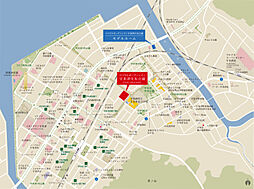 ロイヤルガーデンシティ宇多津中央公園 モデルルーム案内図