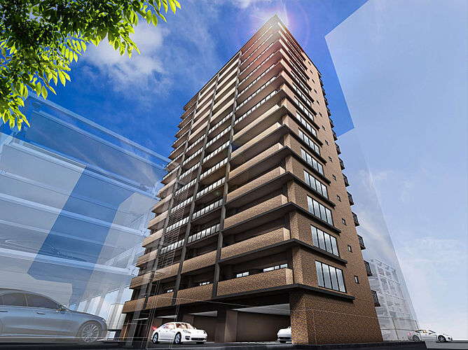 ロイヤルガーデン高松駅南弐番館 外観完成予想図（SOUTH VIEW）