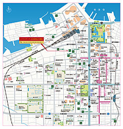 ロイヤルガーデン高松駅南弐番館 現地案内図