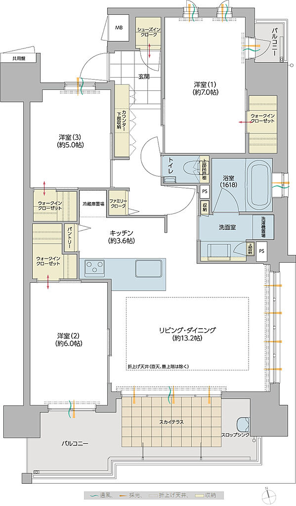 ロイヤルガーデン老松町弐番館 間取り 81-C