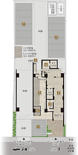 クレアホームズ鷹匠公園ザ・タワー 共用部