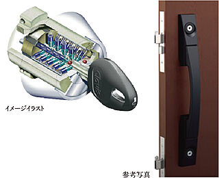 プレイズ菊川駅前 ダブルロック&ディンプルキー