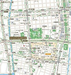 ローレルアイ名古屋大須 現地案内図