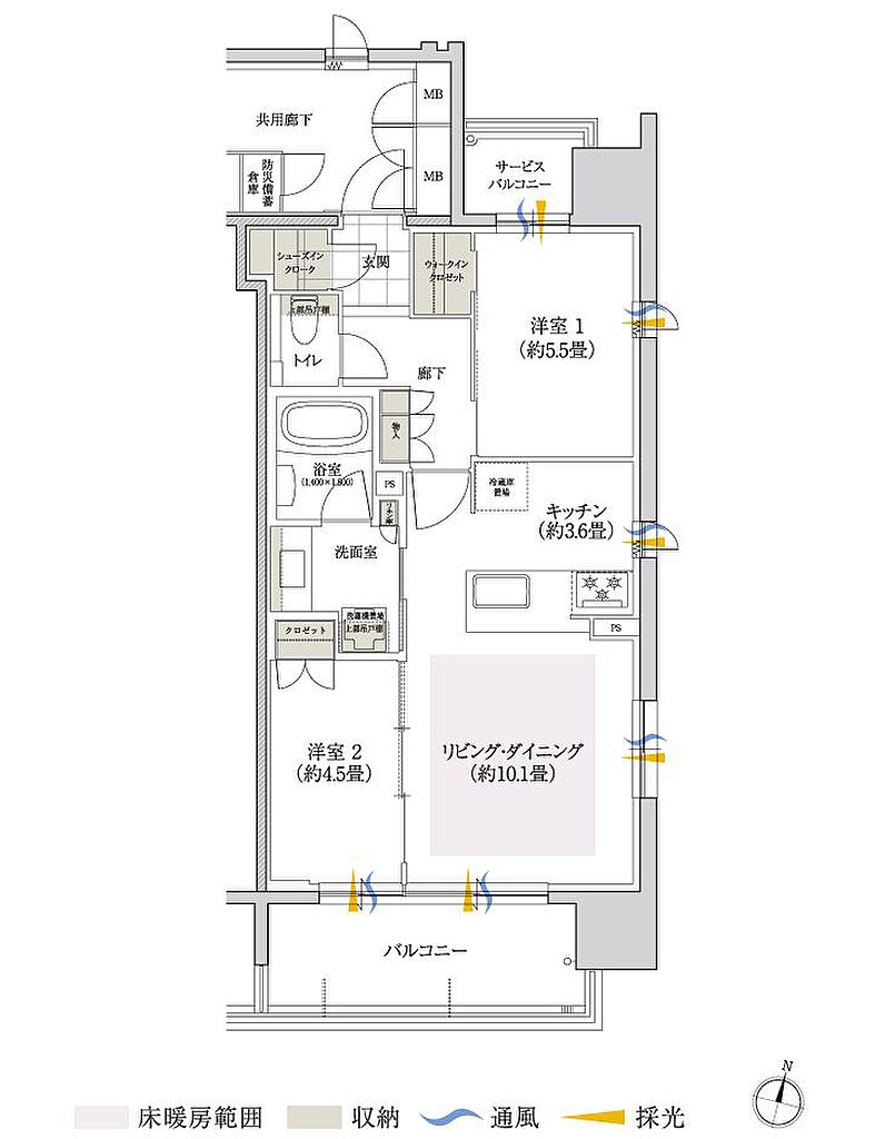 ローレルコート一社駅前 間取り D【SUPERIOR PLAN】