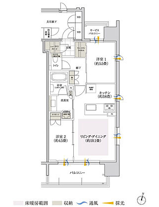 ローレルコート一社駅前 間取り D【SUPERIOR PLAN】