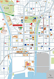 ヴェルディ・ザ・タワー呉 現地案内図