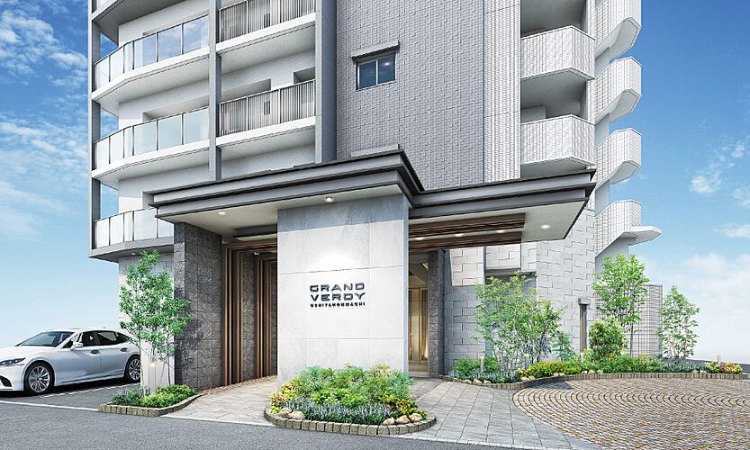 グラン・ヴェルディ牛田本町 アプローチ完成予想図