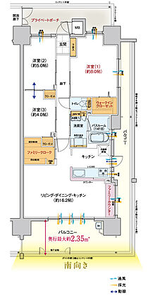 トーレ・ヴェルディ［西町］ 間取り G