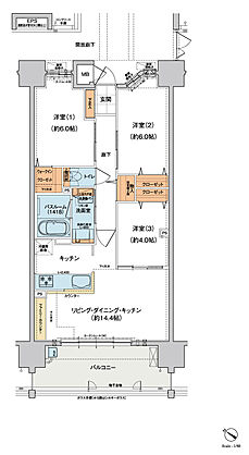 ヴェルディ蔵王公園 間取り C【menu2】