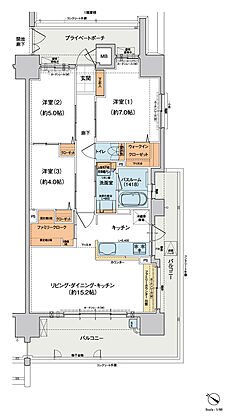 ヴェルディ蔵王公園 間取り D【2F】