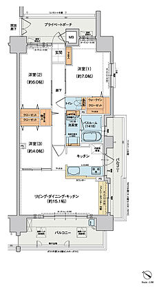 ヴェルディ蔵王公園 間取り D【menu2】