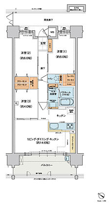 ヴェルディ蔵王公園 間取り B【menu2】