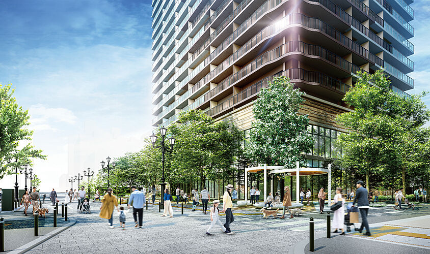 ザ・ファインタワー八王子 外観完成予想CG