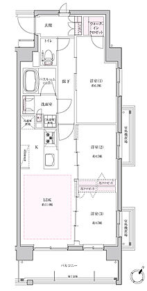 ブリシア大宮 氷川の杜 間取り G