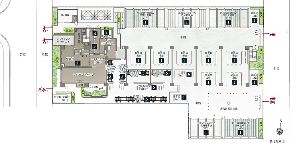 リフローレ豊橋 THE MARK 共用部