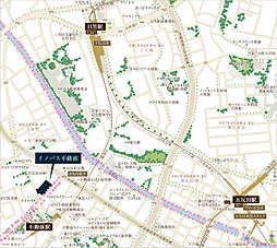 イノバス不動前 現地案内図
