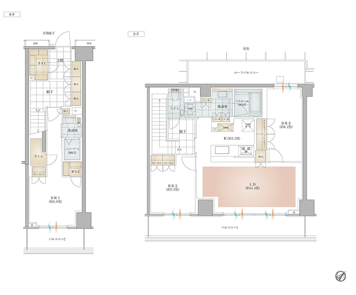 イノバス不動前 間取り DBr